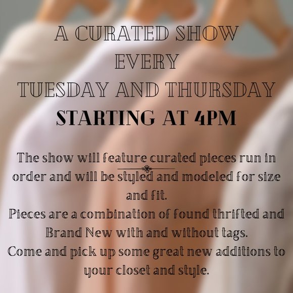 LIKE THIS LISTING FOR MY UNSCHEDULED POP UP SHOWS - Picture 3 of 5